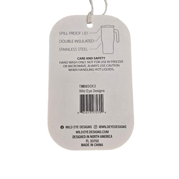 Wild Eye Designs Ghost Print Insulated XL Tumbler – 30 oz with tags - Picture 3 of 5